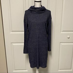 Gap, XS, dark blue soft, long sleeve sweater dress